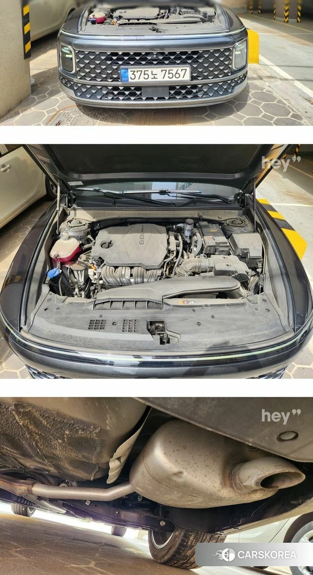 Hyundai Grandeur (GN7) 2023 Темно-зеленый из Кореи, фото 6