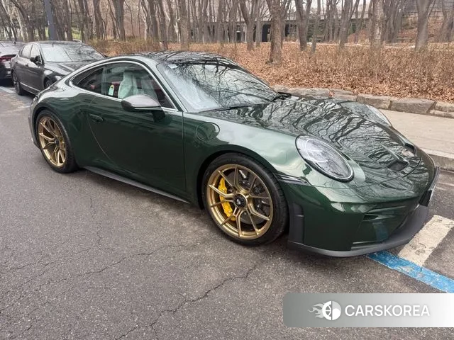 Porsche 911(992) 2022 Темно-зеленый из Кореи, фото 6