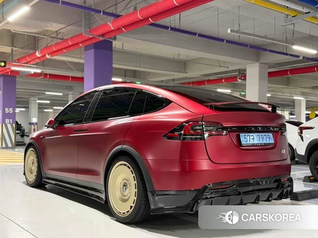 Tesla Model X 2024 Красный из Кореи, фото 6