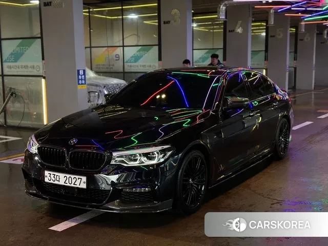 BMW 5 Series (G30) 2018 Синий из Кореи, фото 6