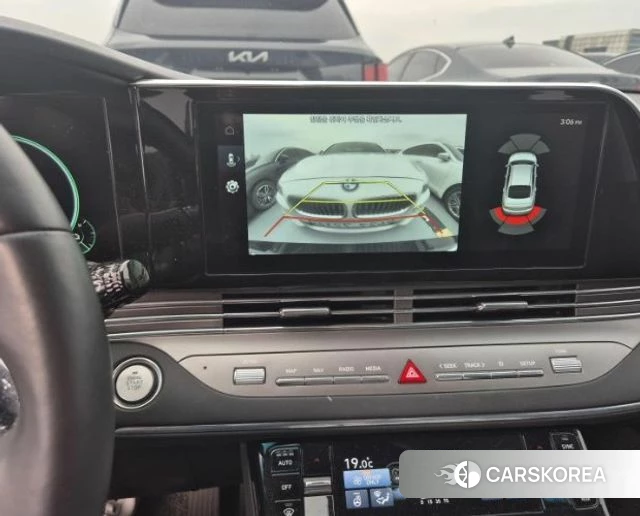 Hyundai The New Grandeur IG Hybrid 2021 Черный из Кореи, фото 6