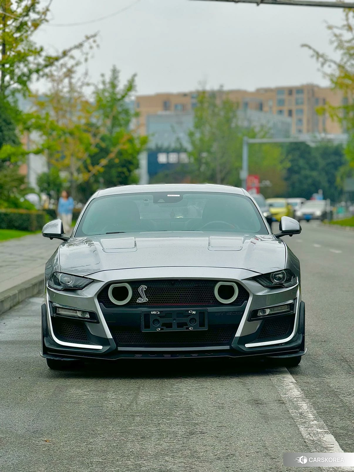 Ford Mustang 2020 Серебристо-серый из Китая, фото 6