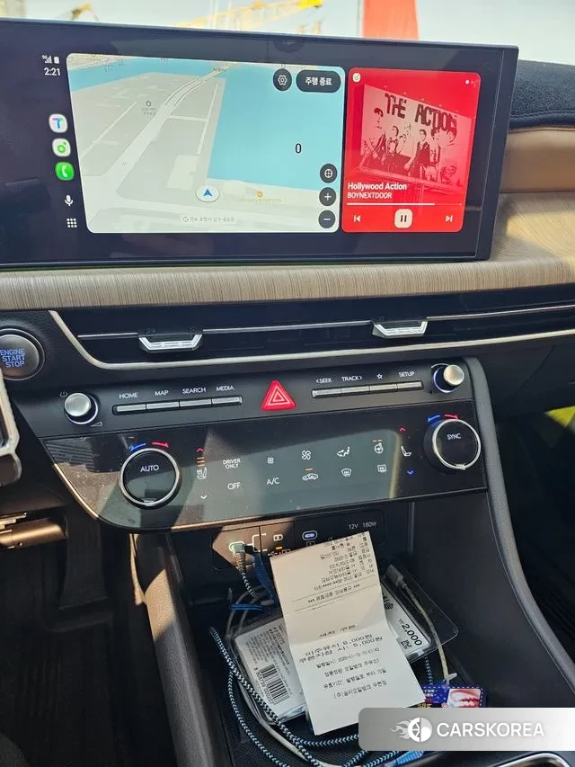 Hyundai Sonata D Edge Hybrid (DN8) 2024 Серебристо-серый из Кореи, фото 6