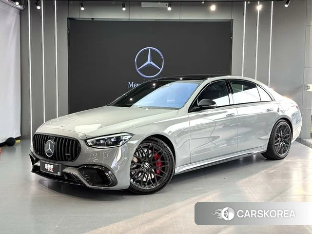 Mercedes-Benz S-class AMG PHEV 2025 Серебристо-серый из Китая, фото 6
