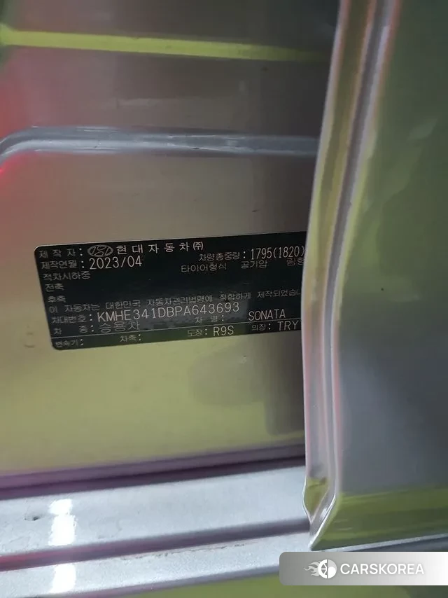 Hyundai Sonata New Rise id 3690156 из Кореи 12