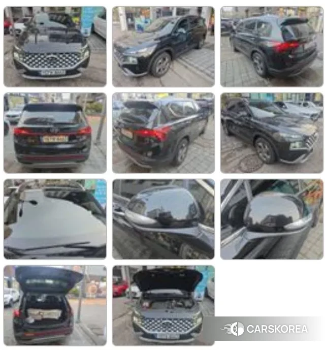 Hyundai The New Santa Fe 2021 Черный из Кореи, фото 6