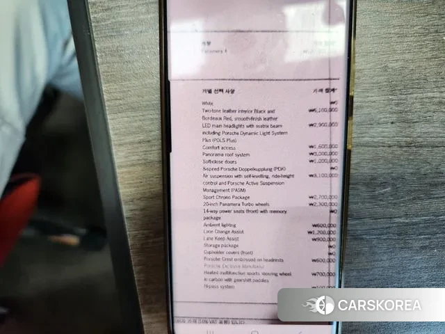 Porsche Panamera (971) id 3489913 из Кореи 16