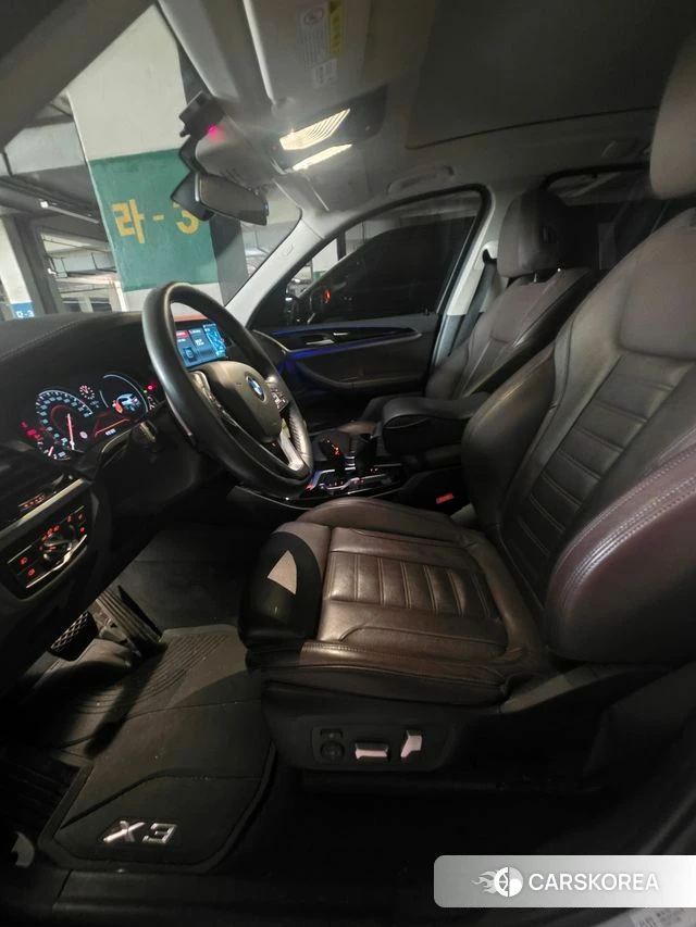 BMW X3 (G01) 2018 Серебристо-серый из Кореи, фото 6