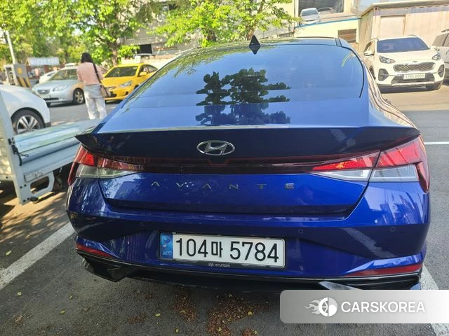 Hyundai Avante (CN7) 2021 Синий из Кореи, фото 6