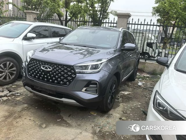 Chery Tiggo 5x 2023 Темно-серый из Китая, фото 6