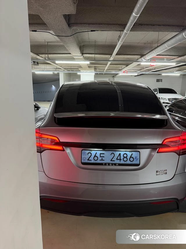 Tesla Model X 2026 Светло-серебряный цвет из Кореи, фото 6