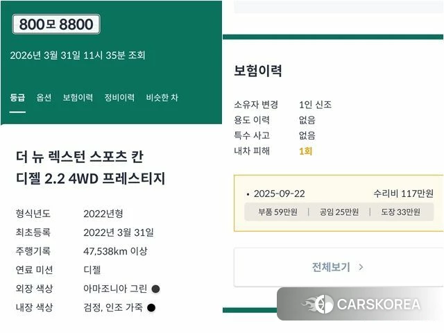 Ssangyong The New Rexton Sports Cannes 2022 Темно-зеленый из Кореи, фото 6