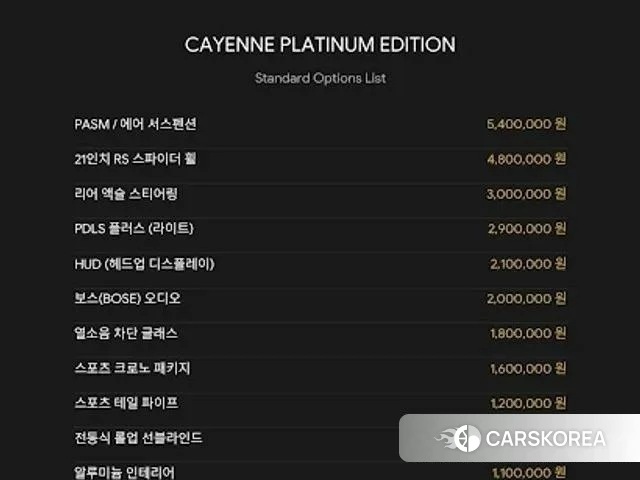 Porsche Cayenne (PO536) id 4178463 из Кореи 7