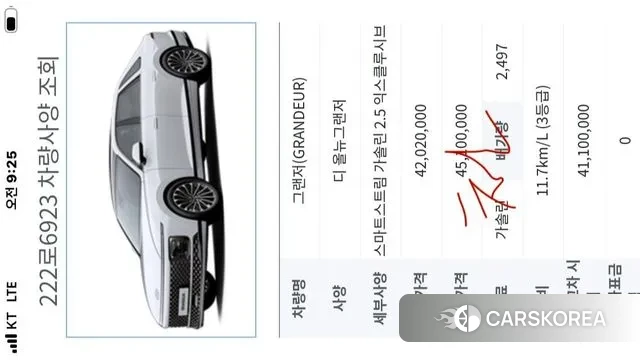 Hyundai Grandeur (GN7) id 3619002 из Кореи 7