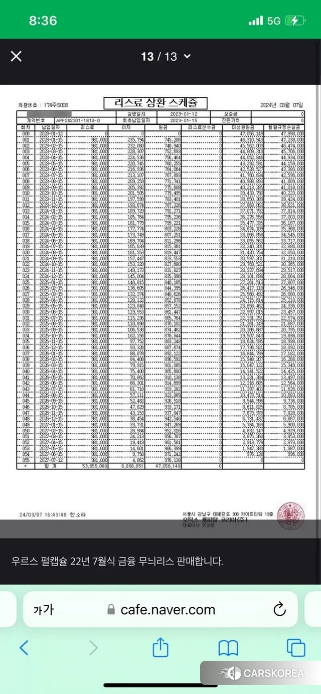 Lamborghini Urus id 3042246 из Кореи 8