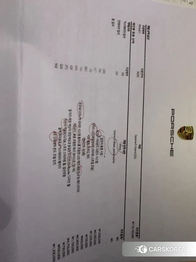 Porsche Cayenne (PO536) id 3098194 из Кореи 11