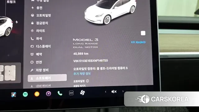 Tesla Model 3 id 3132713 из Кореи 18