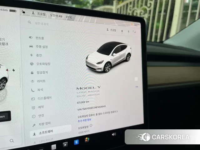 Tesla Model Y id 3300709 из Кореи 9