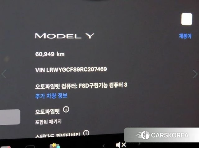 Tesla Model Y id 4186105 из Кореи 19