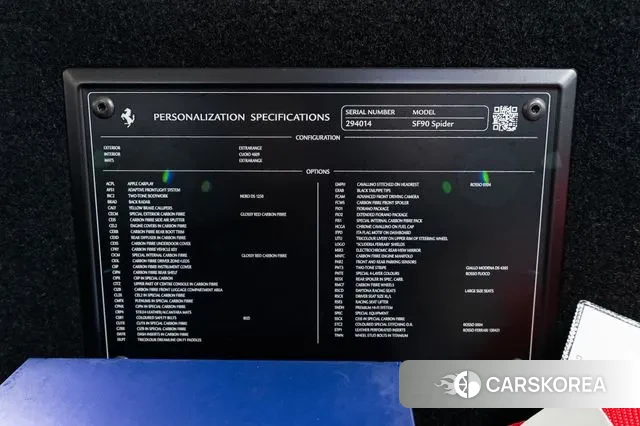 Ferrari SF90 Spider id 3377665 из Кореи 11