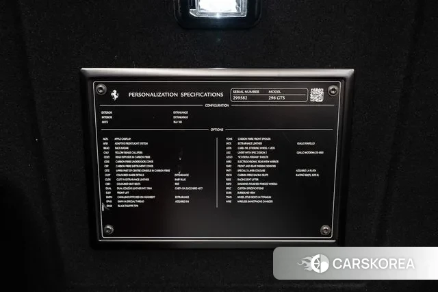 Ferrari 296 GTS id 3342152 из Кореи 11