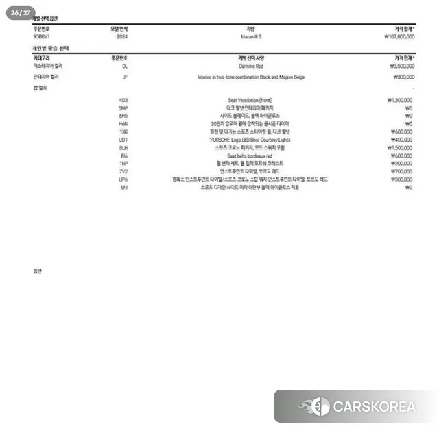 Porsche Macan id 3502747 из Кореи 10