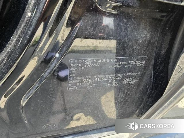 Hyundai Sonata (DN8) id 4309325 из Кореи 10