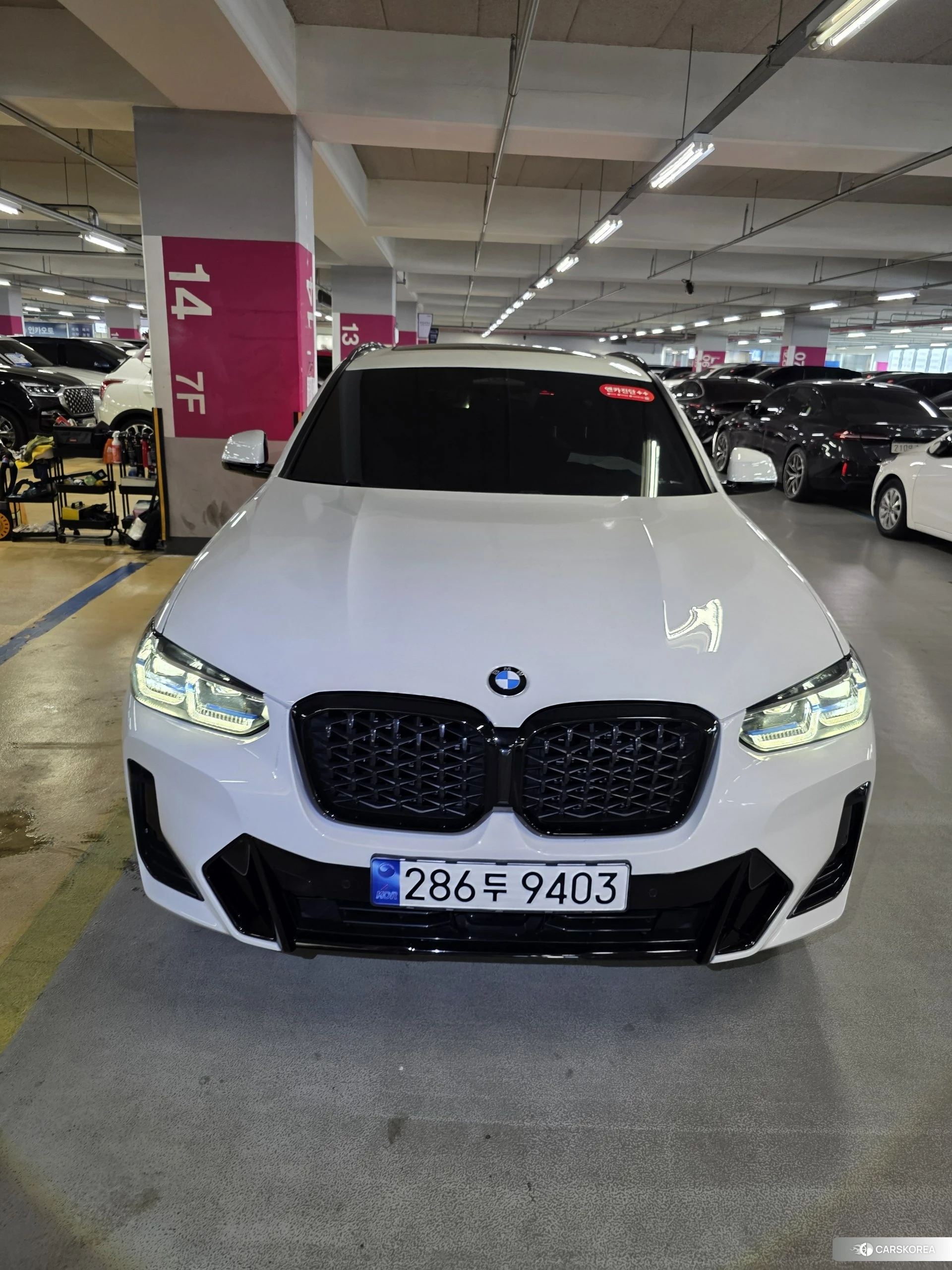 BMW X4 (G02) 2022 из Кореи осмотр