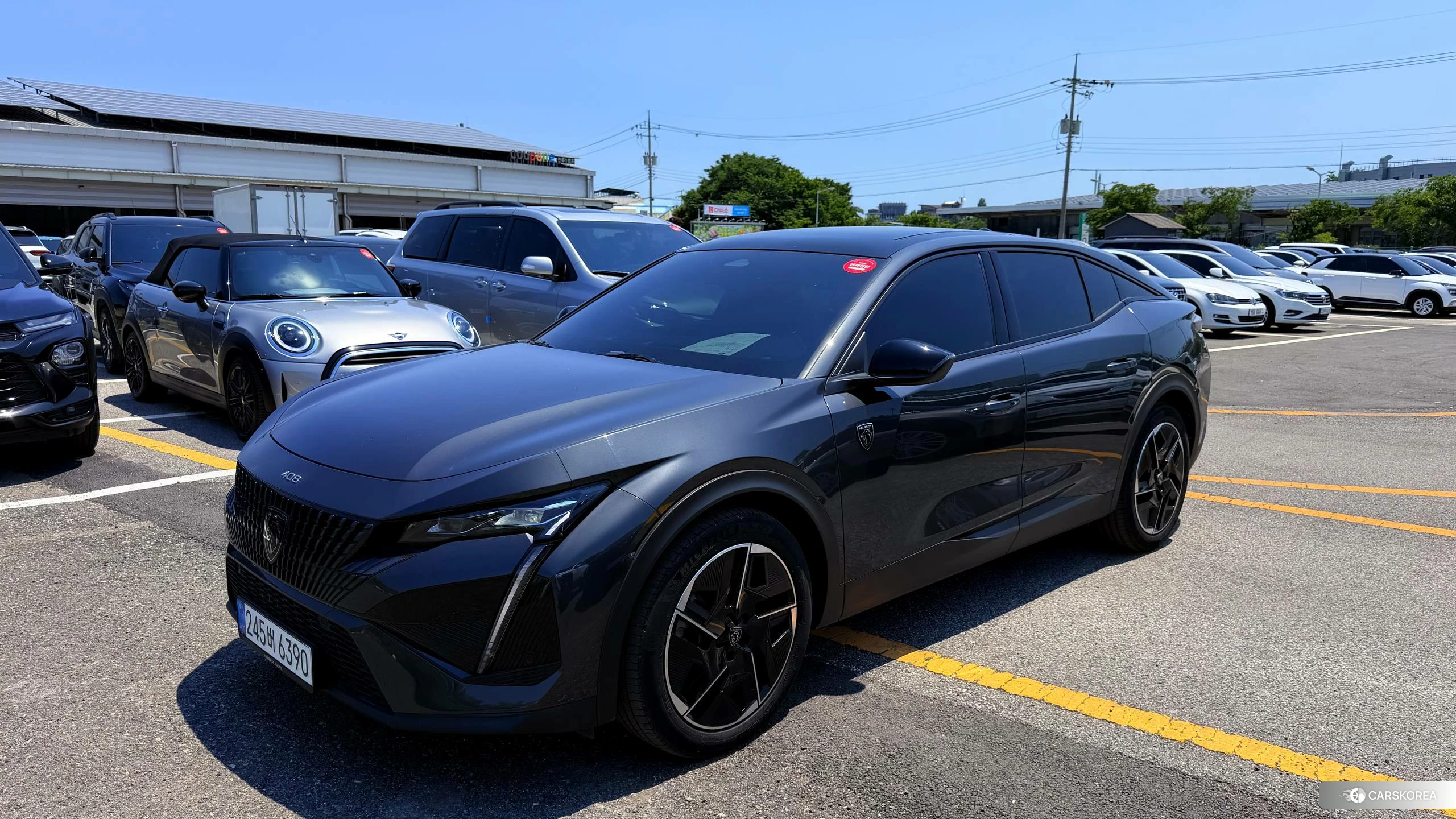 Peugeot 408 2023 из Кореи осмотр