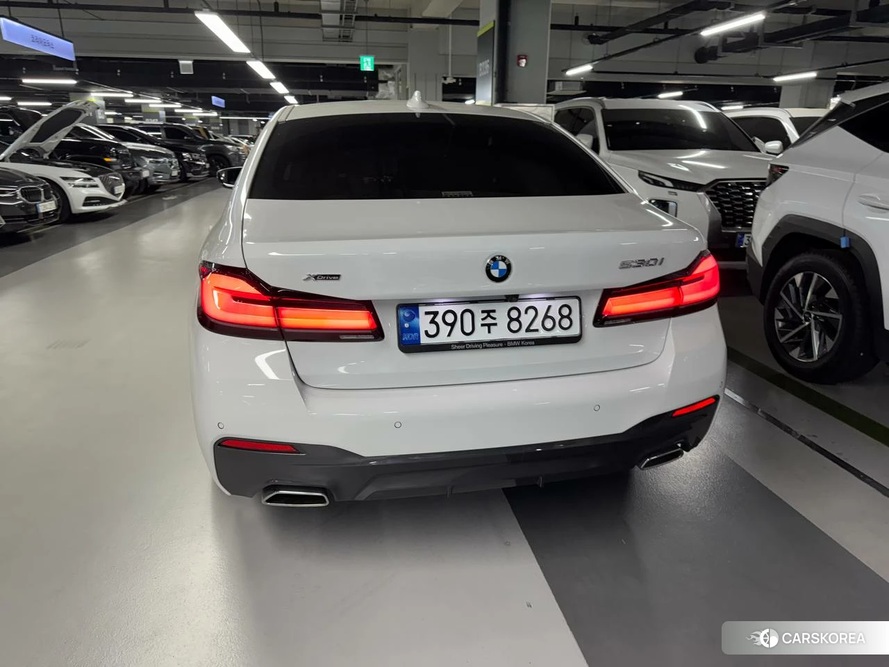 BMW 5 Series (G30) подробный осмотр из Кореи — фото 17