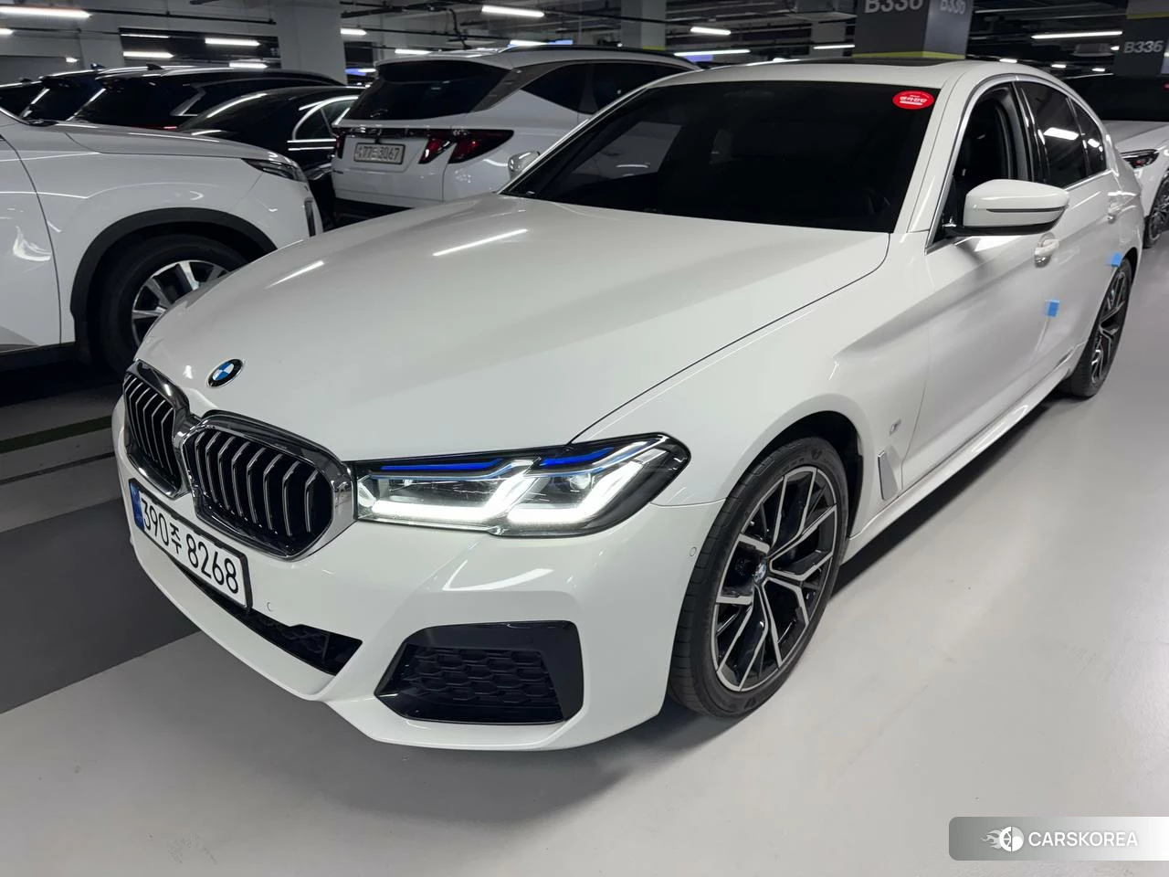 BMW 5 Series (G30) подробный осмотр из Кореи — фото 29