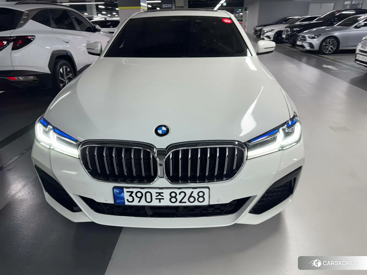BMW 5 Series (G30) подробный осмотр из Кореи — фото 31