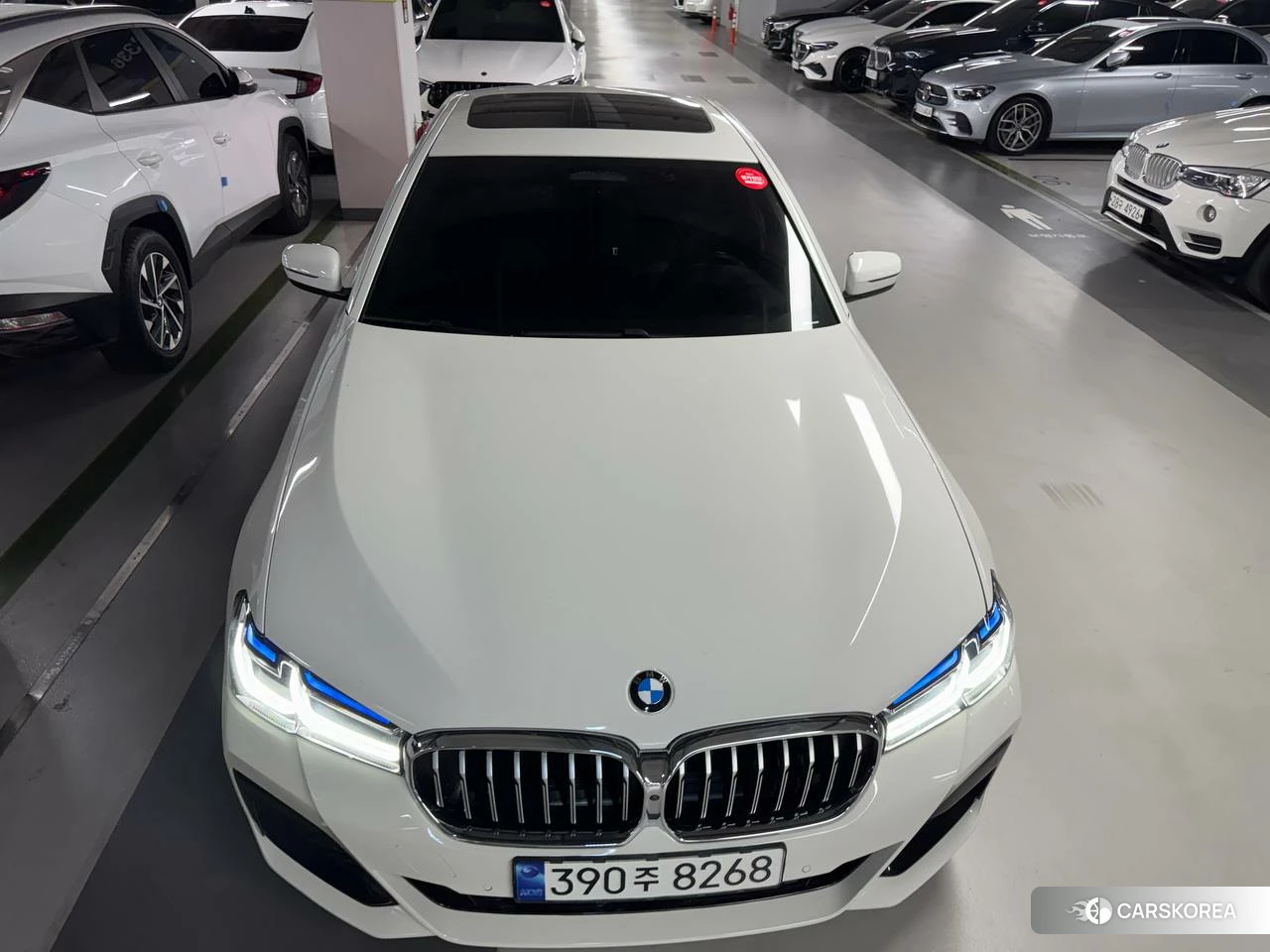 BMW 5 Series (G30) подробный осмотр из Кореи — фото 33