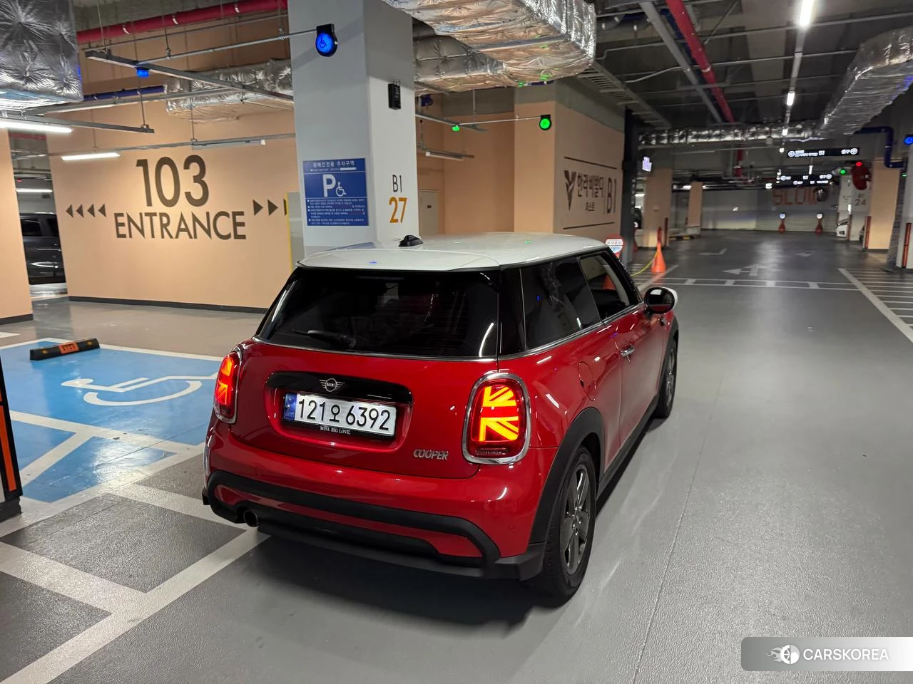Mini Cooper 2022 из Кореи осмотр